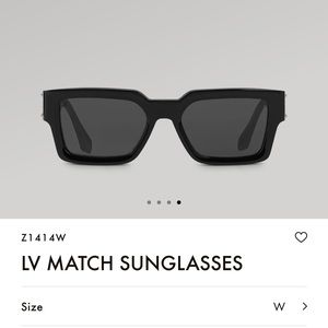 Louis Vuitton Match Sunglasses
